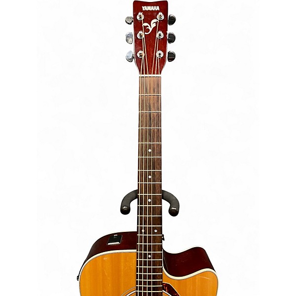 Used Yamaha FX370C Natural Acoustic Electric Guitar