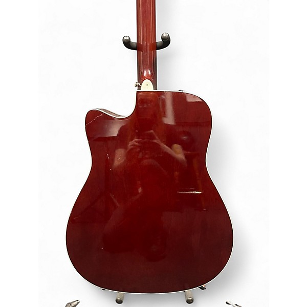 Used Yamaha FX370C Natural Acoustic Electric Guitar