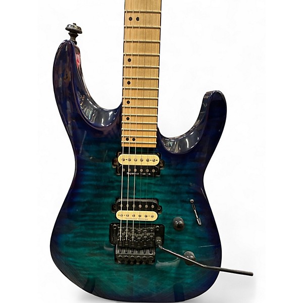 Used Jackson DK2 Dinky Blue Burst Solid Body Electric Guitar