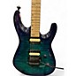 Used Jackson DK2 Dinky Blue Burst Solid Body Electric Guitar