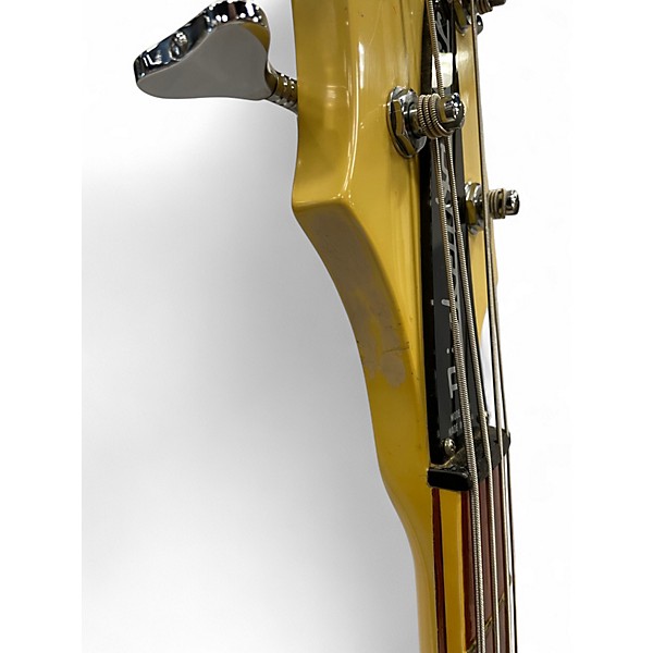 Vintage 1974 Rickenbacker 4001 Vintage White Electric Bass Guitar