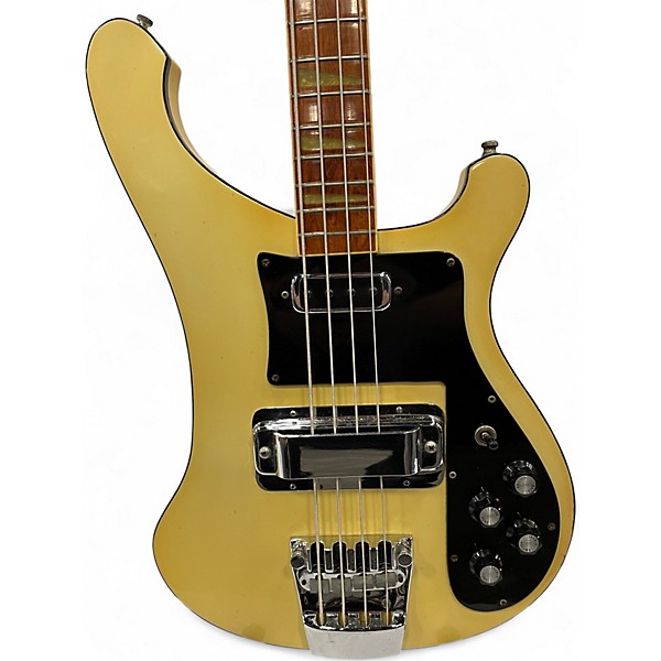 Vintage 1974 Rickenbacker 4001 Vintage White Electric Bass Guitar