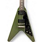 Used Gibson Flying V Tribute Olive Drab Satin Solid Body Electric Guitar