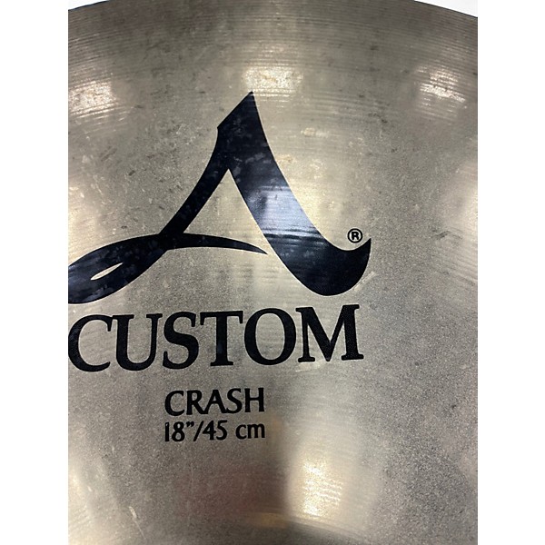 Used Zildjian 18in A Custom Crash Cymbal