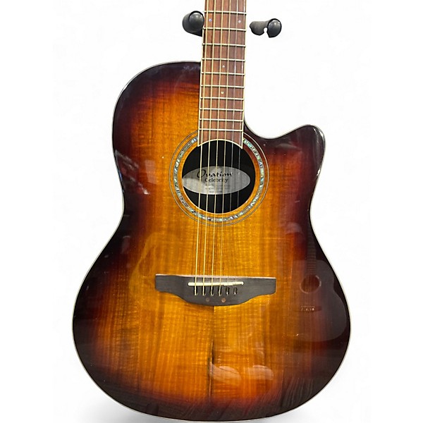 Used Ovation CS28P Celebrity Plus Koa Burst Acoustic Electric Guitar