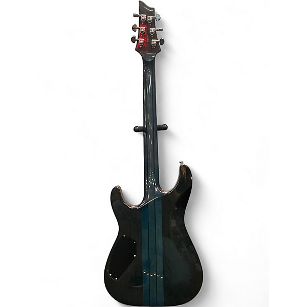 Used Schecter Guitar Research C1 Classic See Thru Back Solid Body Electric Guitar