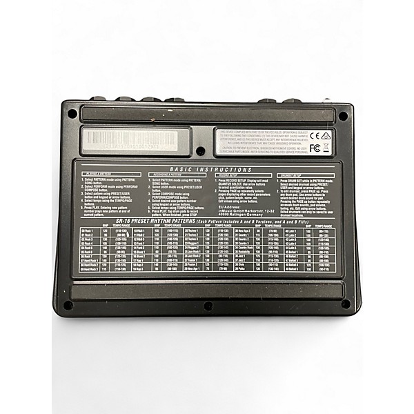 Used Alesis SR16 Drum Machine