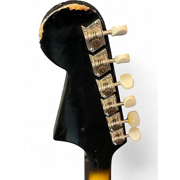 Used 1960s Kimberly S-Style Tobacco Sunburst Solid Body Electric Guitar