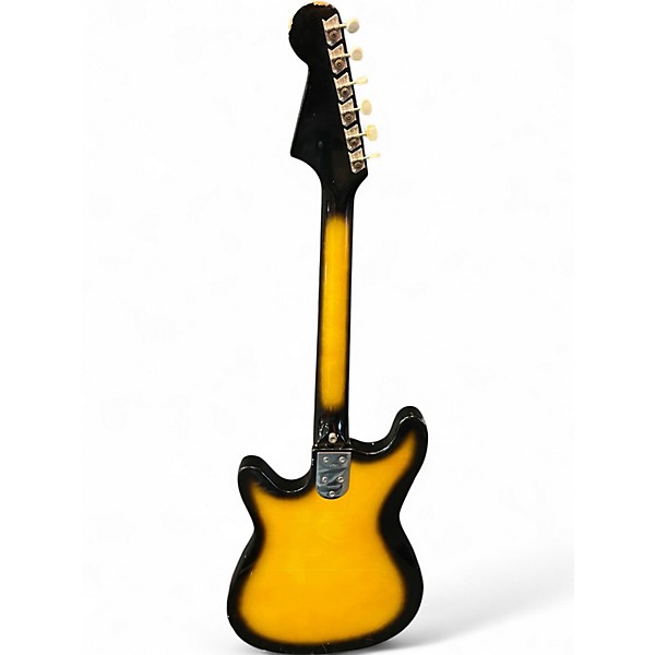 Used 1960s Kimberly S-Style Tobacco Sunburst Solid Body Electric Guitar