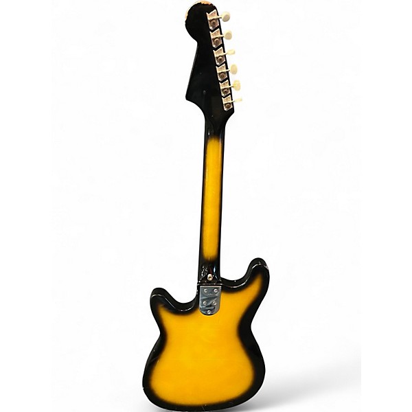 Used 1960s Kimberly S-Style Tobacco Sunburst Solid Body Electric Guitar