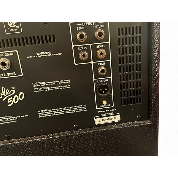 Used Fender Rumble 500 Bass Combo Amp