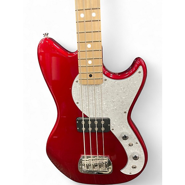 Used G&L Fallout Bass Red Electric Bass Guitar