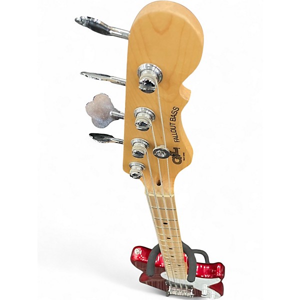 Used G&L Fallout Bass Red Electric Bass Guitar