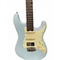 Used Schecter Guitar Research Nick Johnston Signature Sonic blue Solid Body Electric Guitar