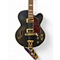 Used Ibanez AF75GBKF Flat Black Hollow Body Electric Guitar