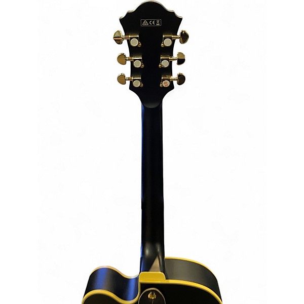 Used Ibanez AF75GBKF Flat Black Hollow Body Electric Guitar