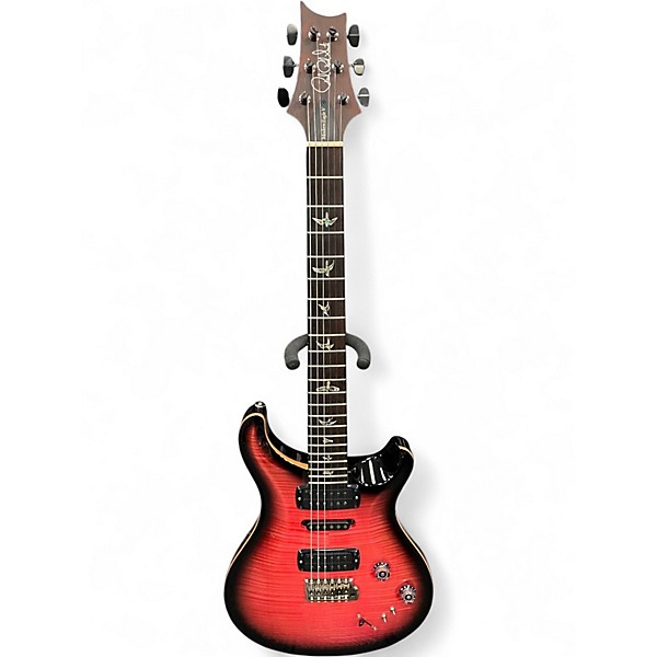 Used PRS modern eagle v wood library pink burst Solid Body Electric Guitar