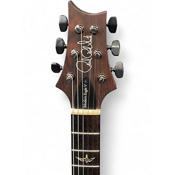 Used PRS modern eagle v wood library pink burst Solid Body Electric Guitar