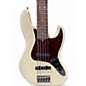 Used Fender American Standard Jazz Bass V Cream Electric Bass Guitar