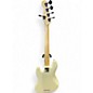 Used Fender American Standard Jazz Bass V Cream Electric Bass Guitar