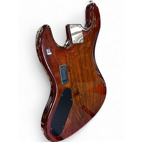 Used 2019 Spector Coda IV Deluxe Tiger Eye Electric Bass Guitar