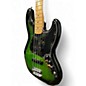 Used 2022 Fender Player Plus Jazz Bass Plus Top Green Burst Electric Bass Guitar
