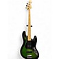 Used 2022 Fender Player Plus Jazz Bass Plus Top Green Burst Electric Bass Guitar