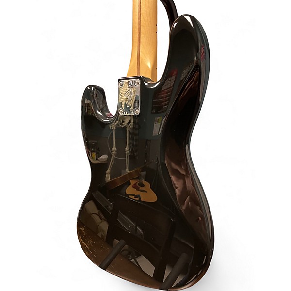 Used 2022 Fender Player Plus Jazz Bass Plus Top Green Burst Electric Bass Guitar