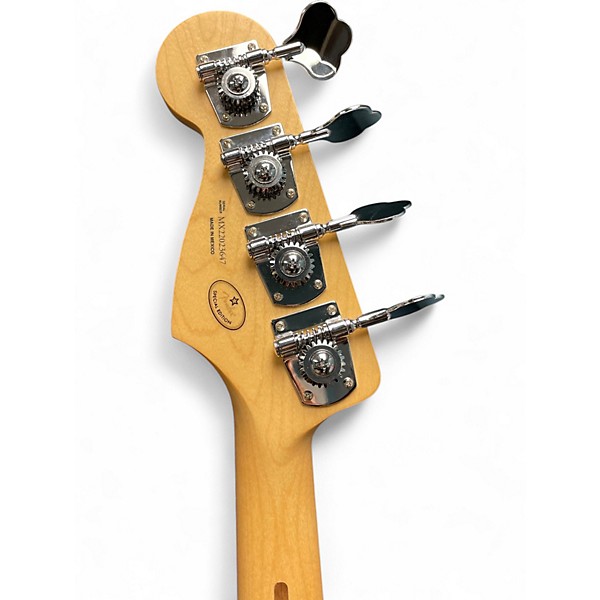 Used 2022 Fender Player Plus Jazz Bass Plus Top Green Burst Electric Bass Guitar