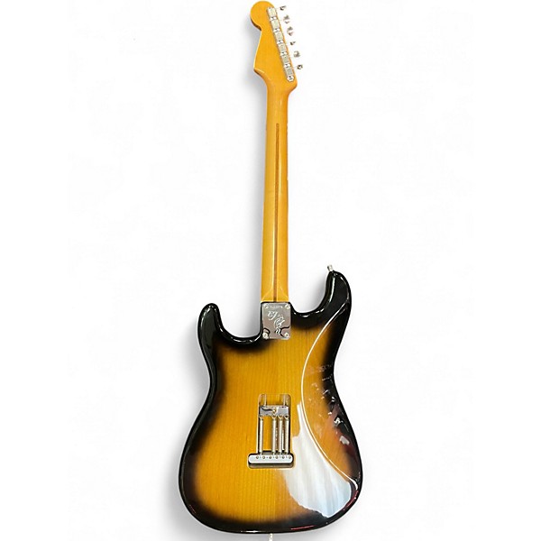 Used Fender Artist Series Eric Johnson Stratocaster 3 Color Sunburst Solid Body Electric Guitar