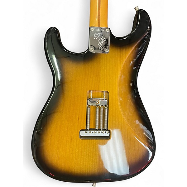 Used Fender Artist Series Eric Johnson Stratocaster 3 Color Sunburst Solid Body Electric Guitar