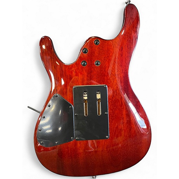 Used Ibanez S670QM Dragon Eye Burst Solid Body Electric Guitar