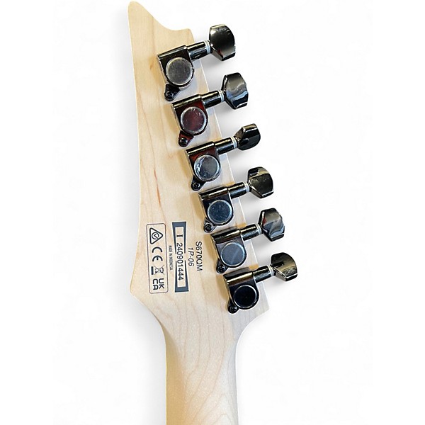 Used Ibanez S670QM Dragon Eye Burst Solid Body Electric Guitar