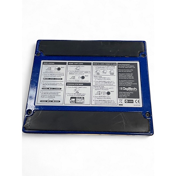 Used DigiTech JamMan Looper / Phrase Sampler Pedal