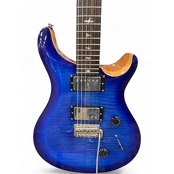 Used PRS SE Custom 24 BLUE Solid Body Electric Guitar