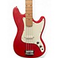 Used Squier Bronco Torino Red Electric Bass Guitar