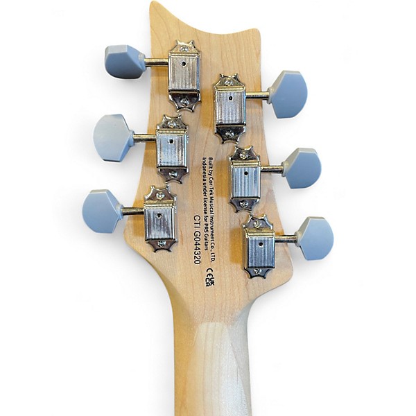 Used PRS SE Silver Sky Stone Blue Solid Body Electric Guitar