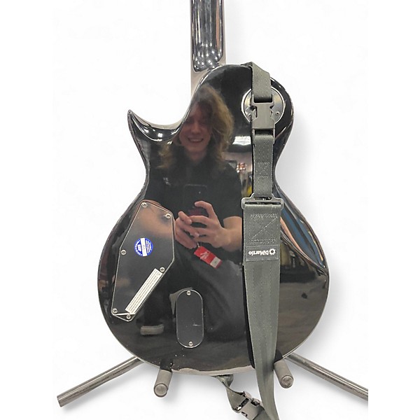 Used 2012 ESP LTD EC1000 Deluxe Black Solid Body Electric Guitar