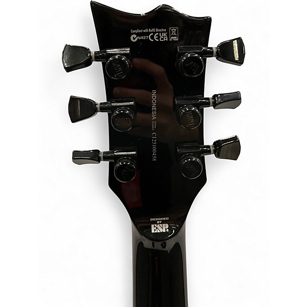 Used 2012 ESP LTD EC1000 Deluxe Black Solid Body Electric Guitar