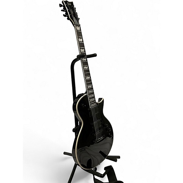 Used 2012 ESP LTD EC1000 Deluxe Black Solid Body Electric Guitar