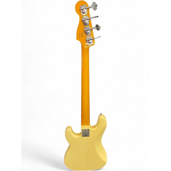 Used Squier Matt Freeman Signature Precision Bass White Electric Bass Guitar