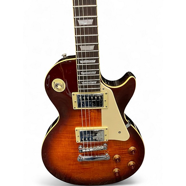 Used Epiphone Less Paul Standard 2 Tone Sunburst Acoustic Guitar