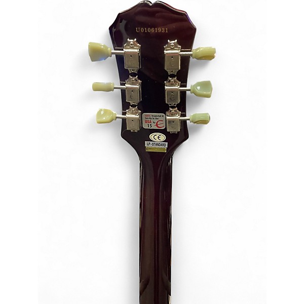 Used Epiphone Less Paul Standard 2 Tone Sunburst Acoustic Guitar