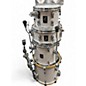 Used SONOR 4 Piece AQ2 Safari White Marine Pearl Drum Kit thumbnail