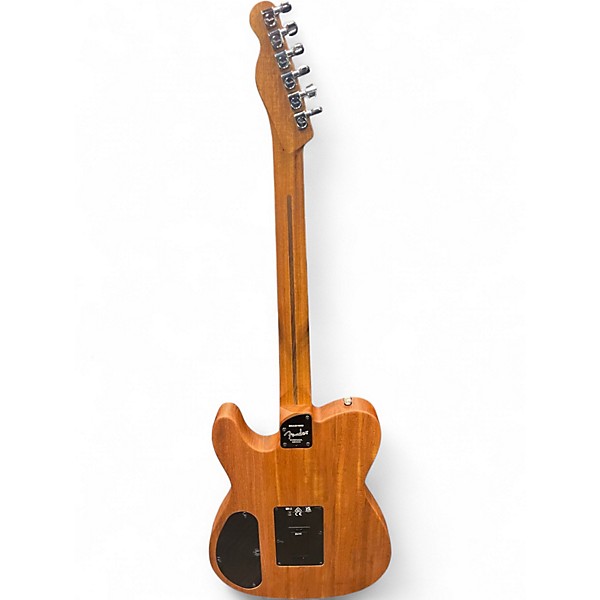 Used Fender Acoustasonic Player Telecaster MIAMI BLUE Acoustic Electric Guitar