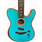 Used Fender Acoustasonic Player Telecaster MIAMI BLUE Acoustic Electric Guitar