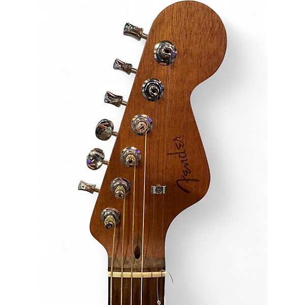 Used Fender HIGHWAY SERIES PARLOR  Natural Acoustic Electric Guitar