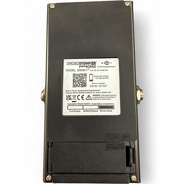 Used Peterson SSHD-1 Tuner Pedal