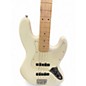 Used Squier Affinity Jazz Bass White Electric Bass Guitar