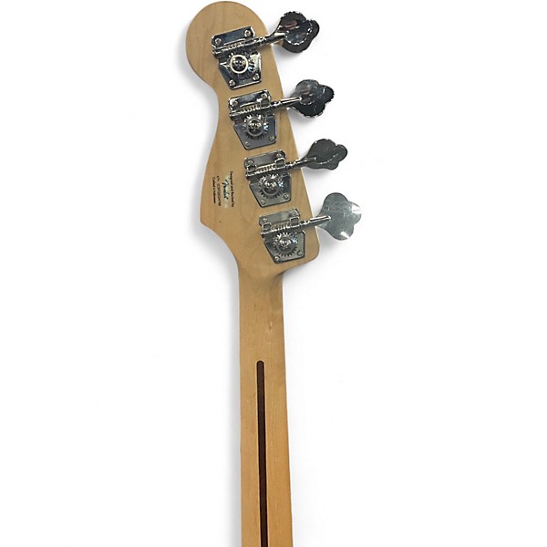 Used Squier Affinity Jazz Bass White Electric Bass Guitar